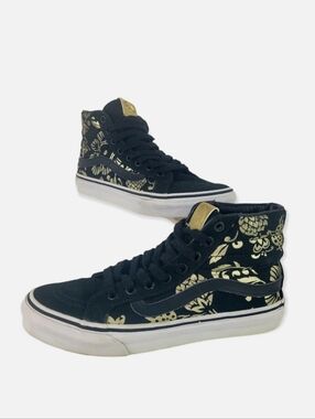 Vans SK8-Hi Slim Classic 50th Anniversary Gold Foil Hightop